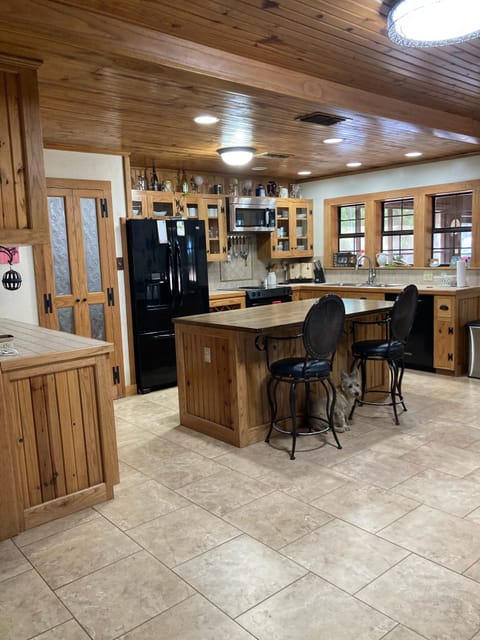 Full kitchen with island   