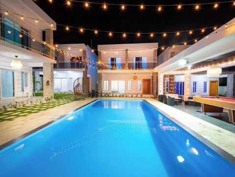 Night Pool View
