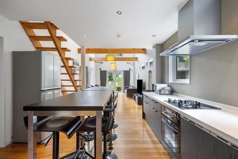 Family House | Private kitchen | Full-size fridge, microwave, stovetop, toaster