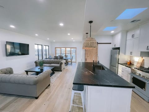 Upstairs living area