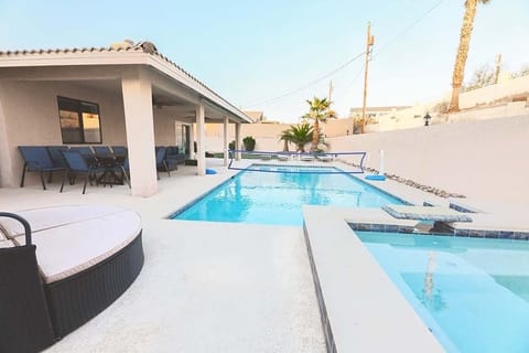 Soak up the Arizona sun in your private oasis — lounge, relax, or play.