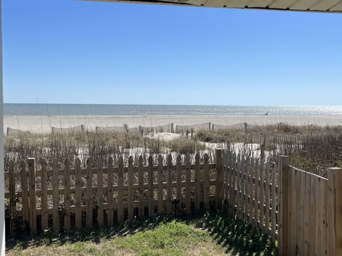 Sandpiper is an oceanfront home only steps from water & sand.