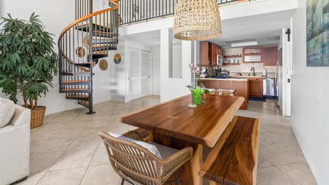 Hanalei Bay Resort #4322 - Dining Room & Kitchen - Parrish Kauai