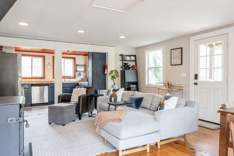 Open living space with access to the kitchen