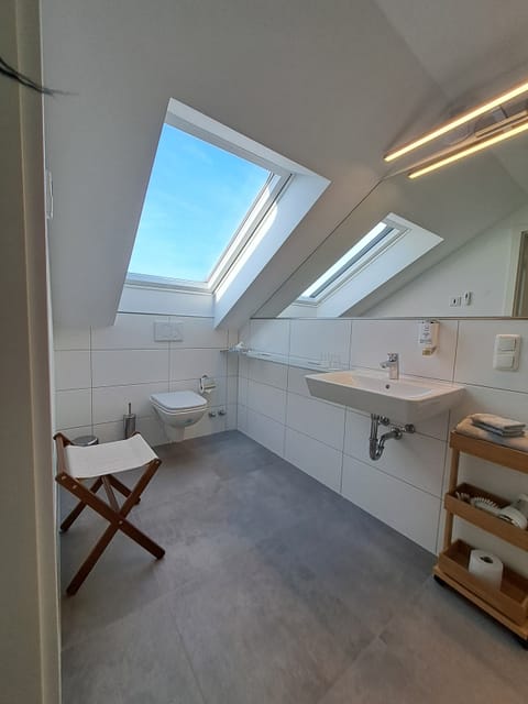 Basic Room | Bathroom | Hair dryer, towels, soap, shampoo