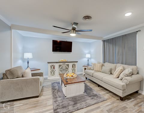 Two living areas perfect for a group traveling 