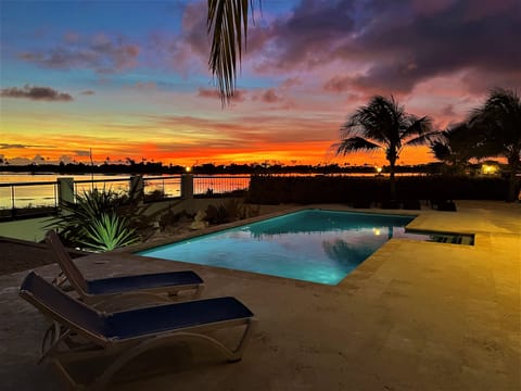 Ocean View Villa beautiful sunset 