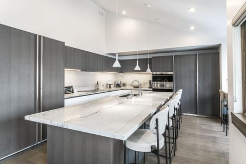 Island in the kitchen