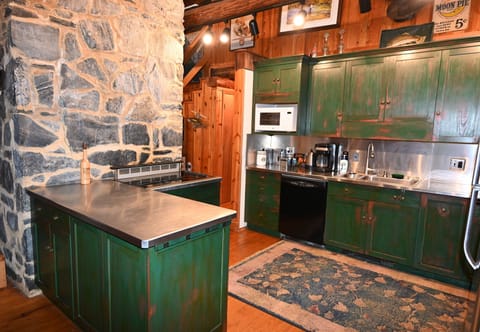 Kitchen at River's Bend Cabin