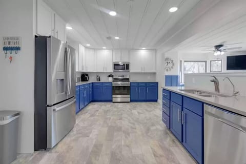 Very spacious and stocked kitchen to help keep your chef happy!