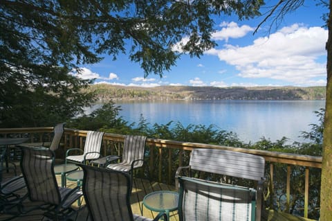 Southwest facing view from main house deck