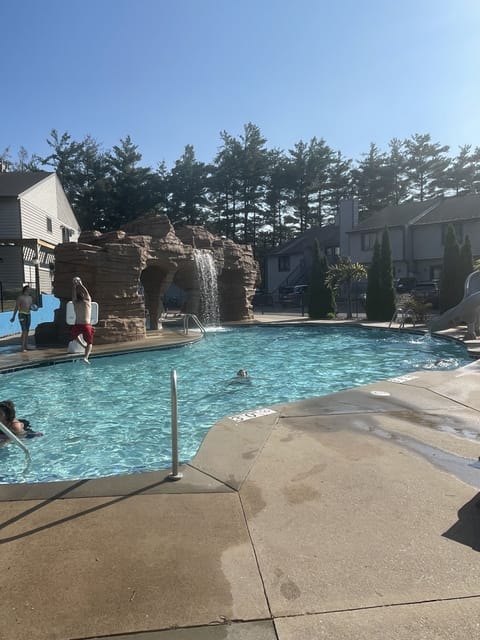 Indoor pool, outdoor pool