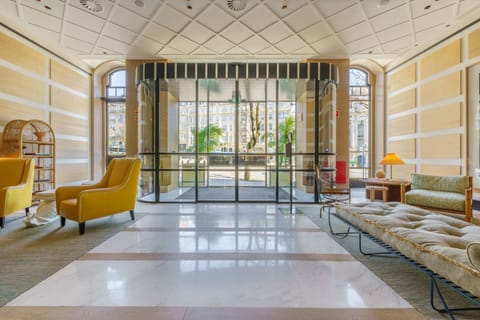 Interior entrance