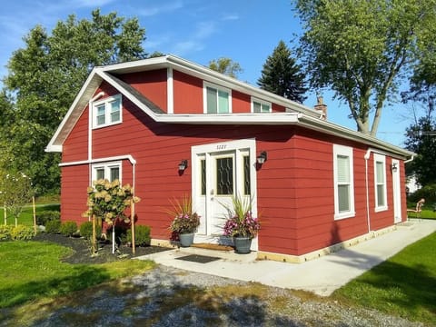 The "Red House" at Roosevelt Beach