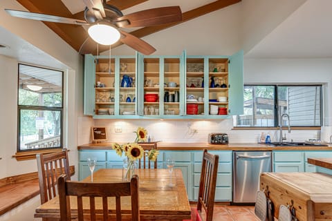 Fully stocked kitchen where you can find anything you need