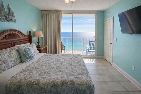 Wake up to this view! Amazing beachfront master suite with balcony access.