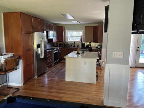 Kitchen with all the appliance
