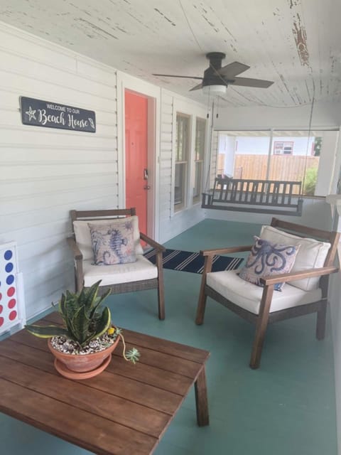 	Start with the screened front porch — the detail every past guest mentions first.