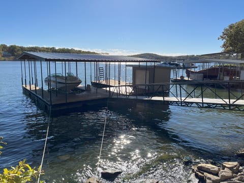 We got a new dock October 2023 with a 10x24 slip for guests & 12' roof clearance