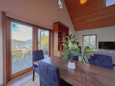 Dining table with a view