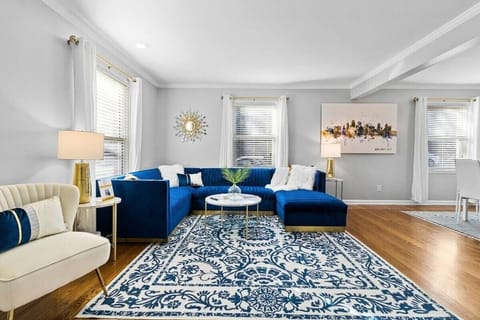 Spacious open-concept layout perfect for relaxing after exploring the Country Club Plaza or Brookside