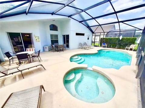 The pool, spa and deck area. Plenty of room for relaxing