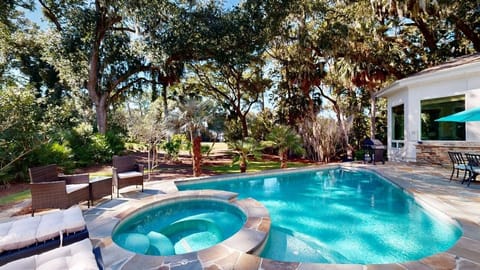 Private Pool and Spa with View of the Robert Trent Golf Course