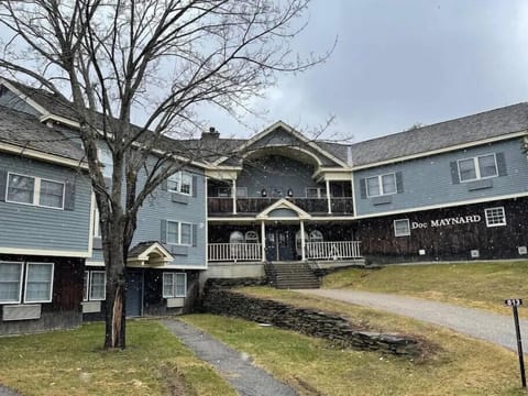 Doc Maynard Building houses your suite and the ski school.. Right on the mountain!