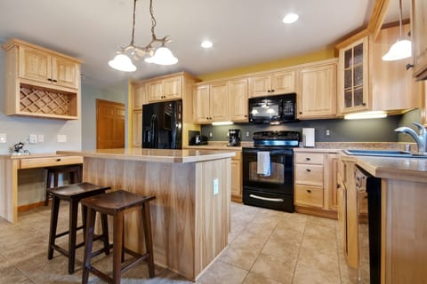 Furniture, Room, Indoors, Kitchen Island, Flooring