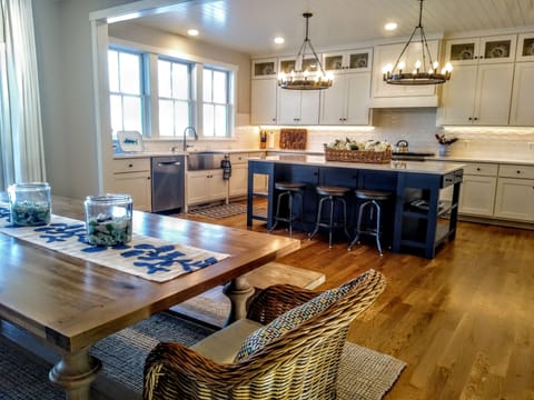 Kitchen Sink with Window Overlooking Lake Michigan.