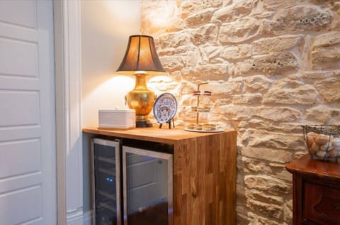 Wine and beer coolers in the kitchenette