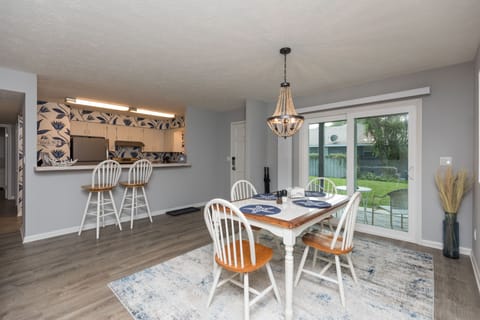 Bright light and sunny (or you can close the shades)