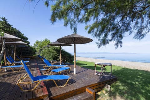 Private beach of Analipsi villas