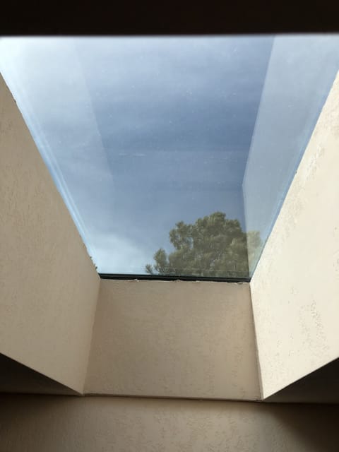 One of two skylights in loft area.
