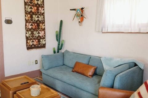 Colorful, vintage, southwestern decor creates a real sense of place
