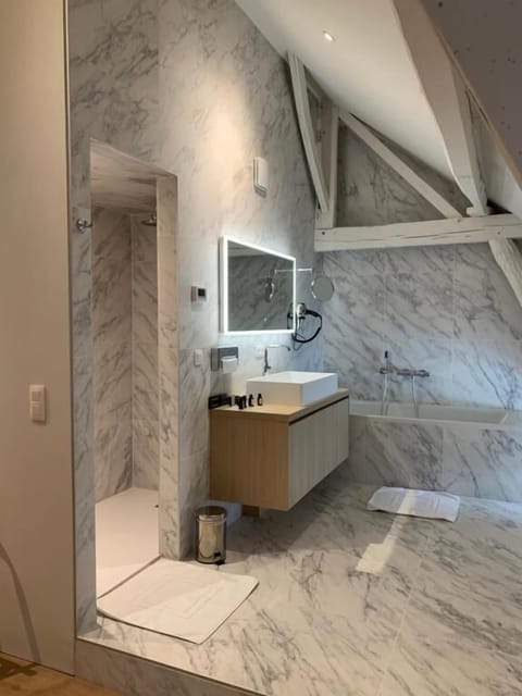 Deluxe Room | Bathroom | Free toiletries, hair dryer, bathrobes, towels