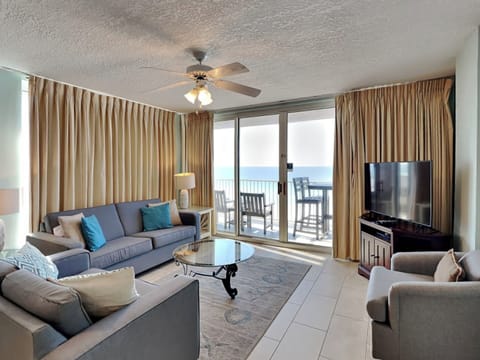 Living Area with Queen Sleeper Sofa
