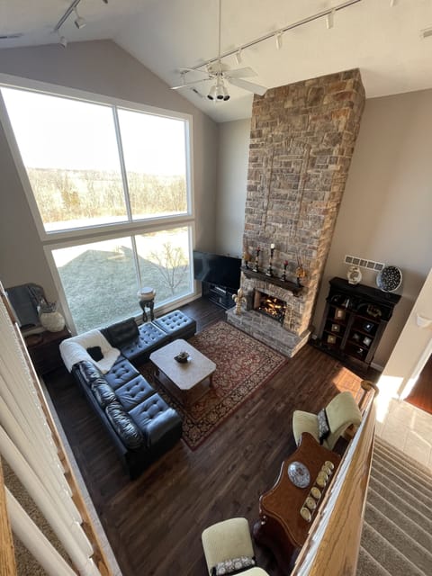 Great room from 2nd floor.