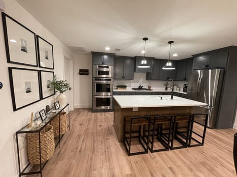 Kitchen and dining area