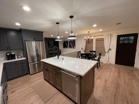 Kitchen and dining area