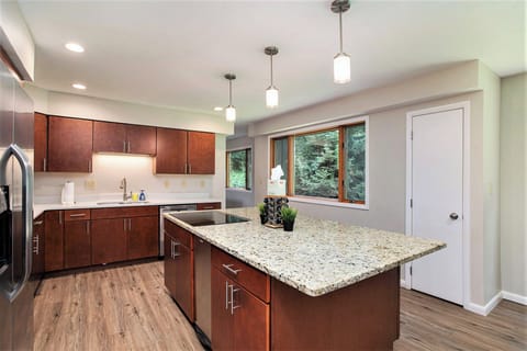 Large and fully-equipped kitchen for cooking all your home-cooked meals!