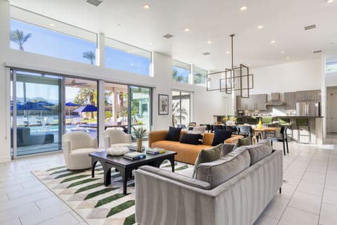 Bright, modern living area.