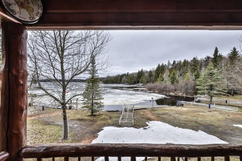 Beautiful lake view right out our front door