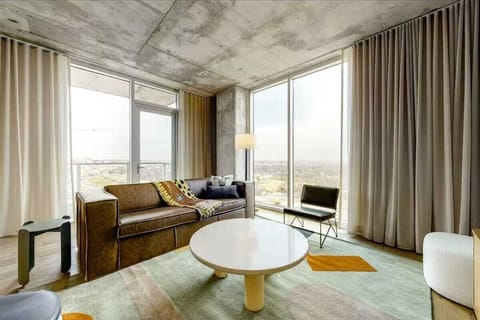 Living room with pull out couch