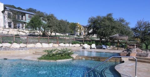 Building and pool view 