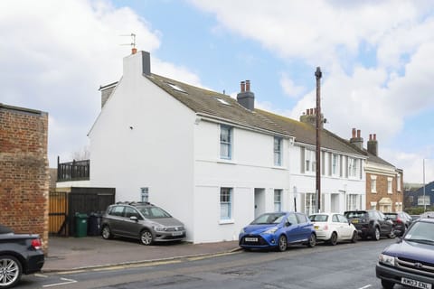 Exterior with private parking to the side of the property