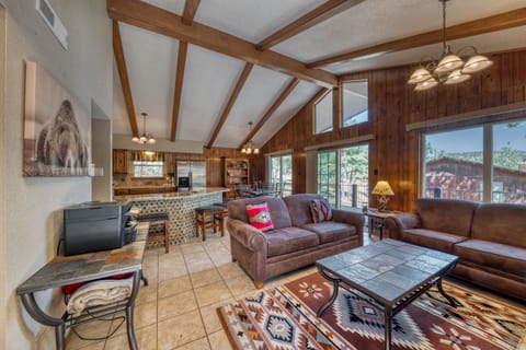 Cozy up to the fireplace after a day on the slopes or shopping Midtown.