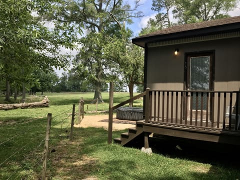 Watch the sun set from the back deck.