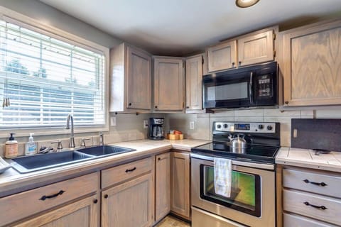 Whip up a delicious meal in the equipped kitchen.