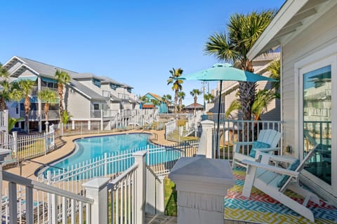 Pool just steps of your deck!